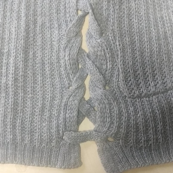Hooked Up but I.O.T. Long Knit Cardigan Lace Up S - Picture 3 of 8